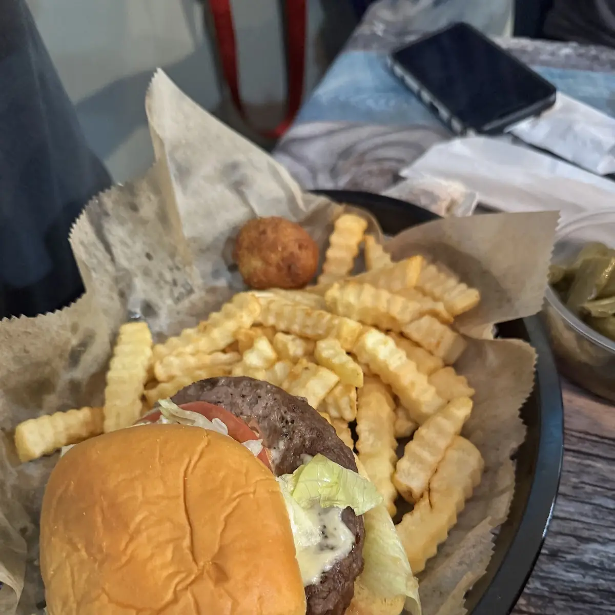 Burger with Fries