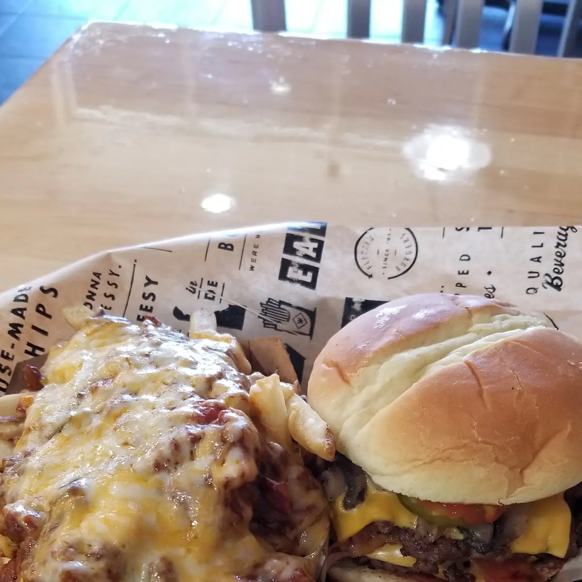 Bacon Double Cheeseburger with Chili Cheese Fries