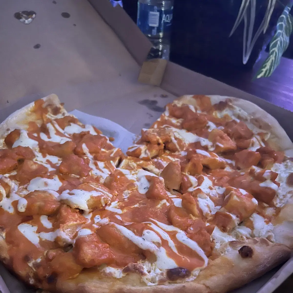 Personal Buffalo Chicken Pizza