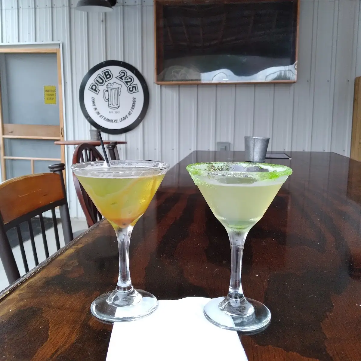 Carmel Apple and Lemon Drop Martini