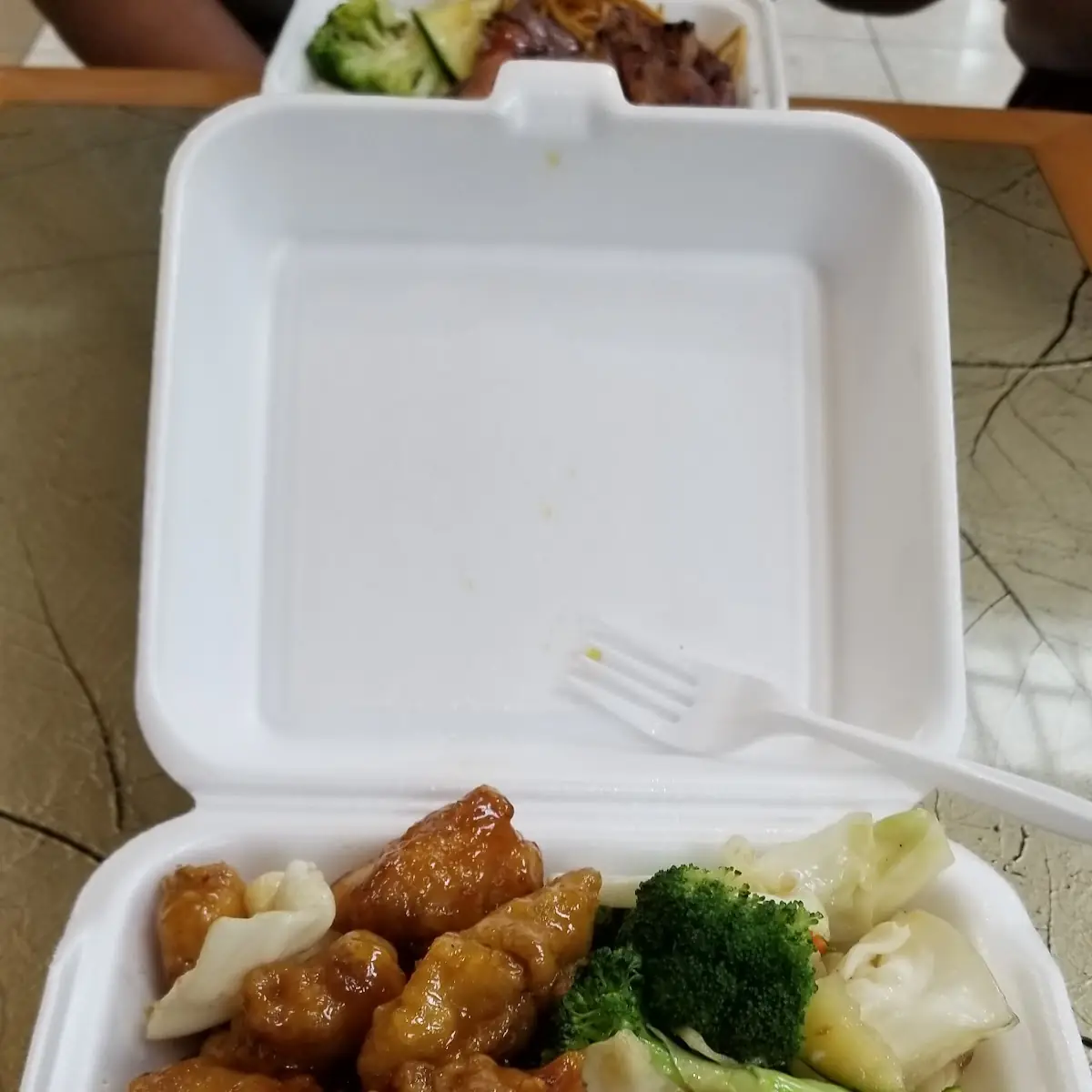 Mango Chicken with Stir Fried Noodles