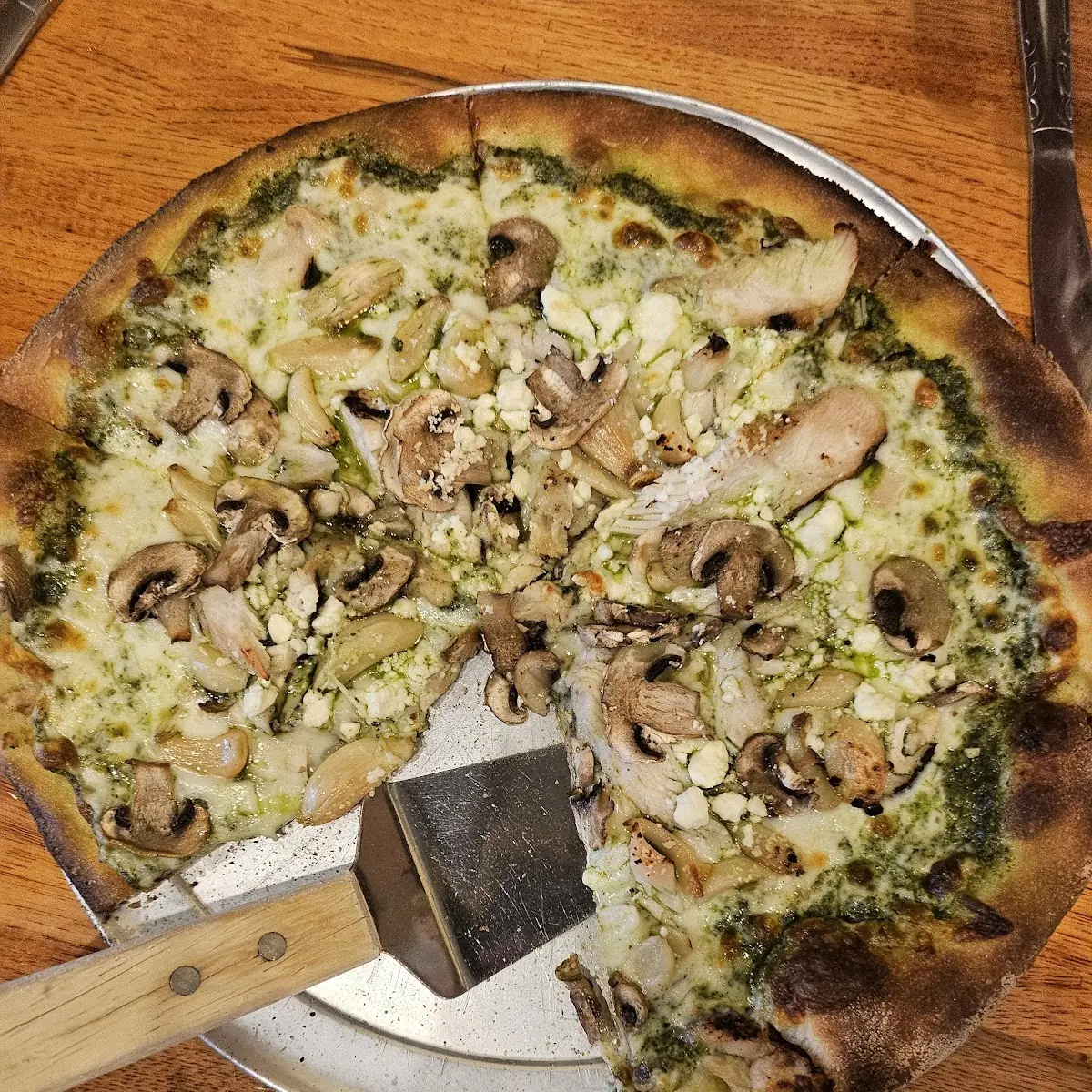 Chicken Pesto Pizza