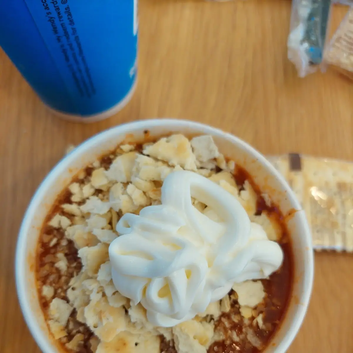 Chili with Sour Cream