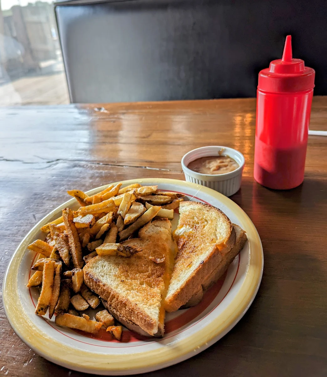 Grilled Cheese with Fries and Gravy
