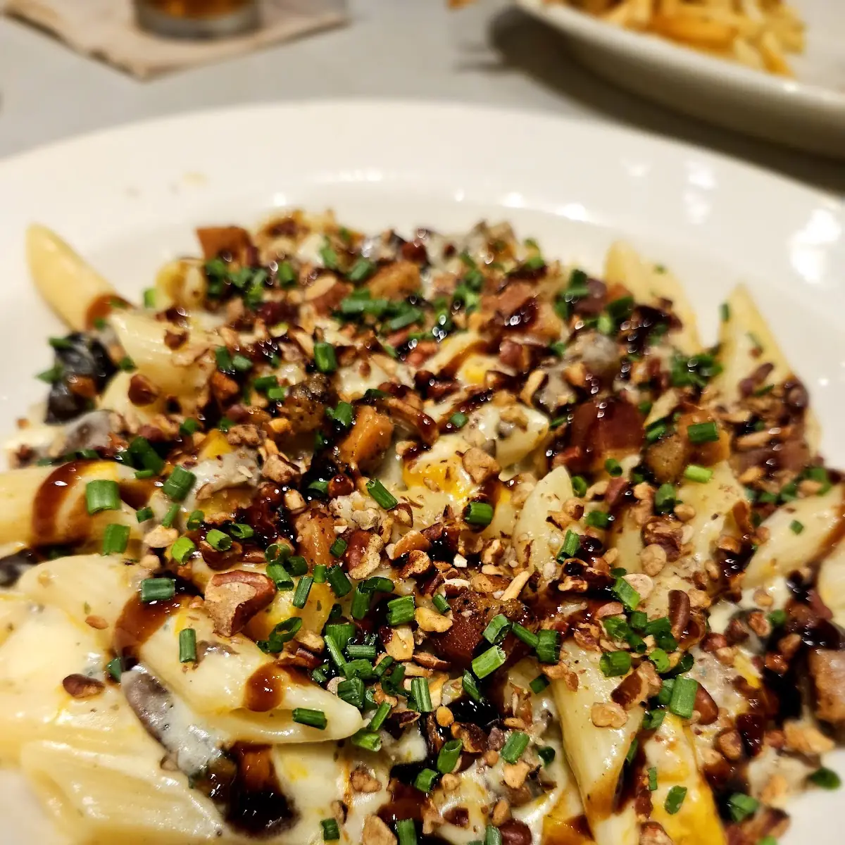 Pumpkin Mushrooms Penne Pasta