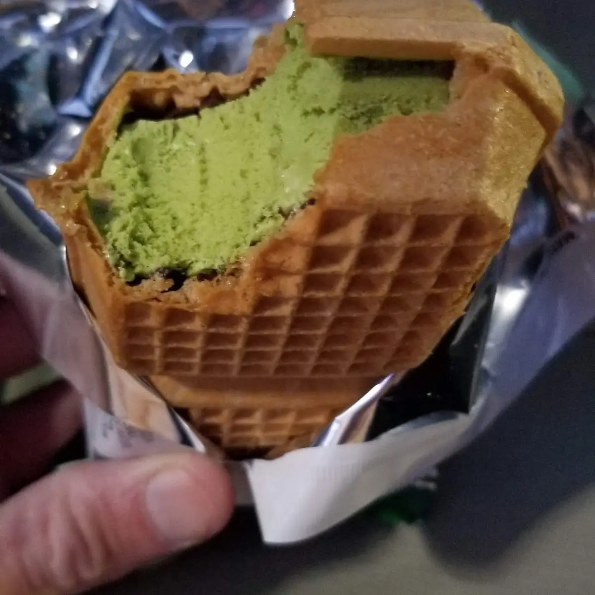 Green Tea Ice Cream Sandwich