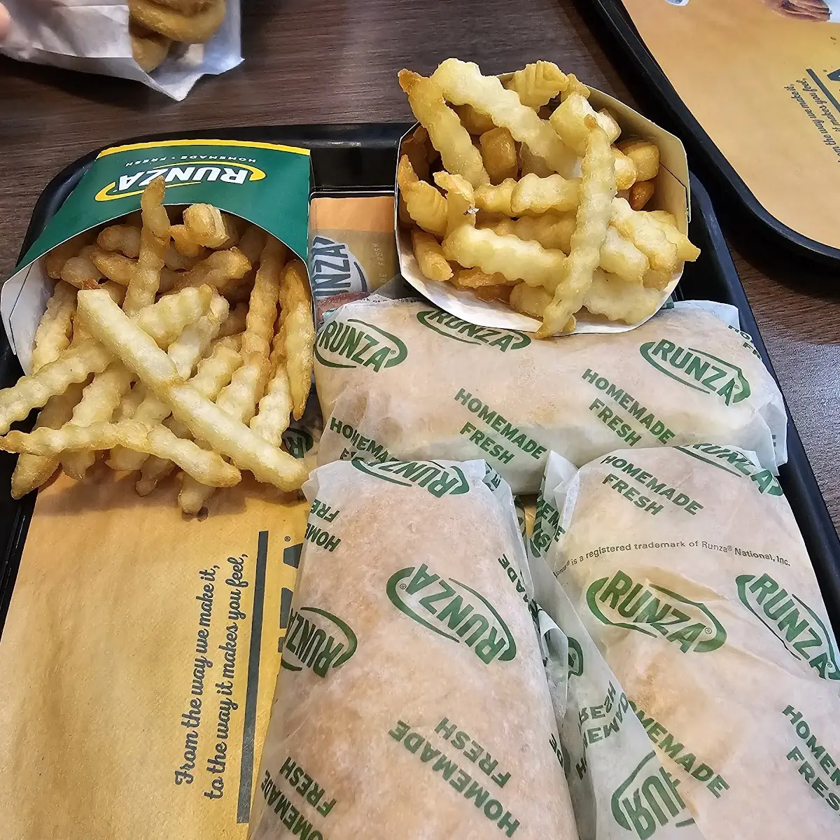 Runza and Fries