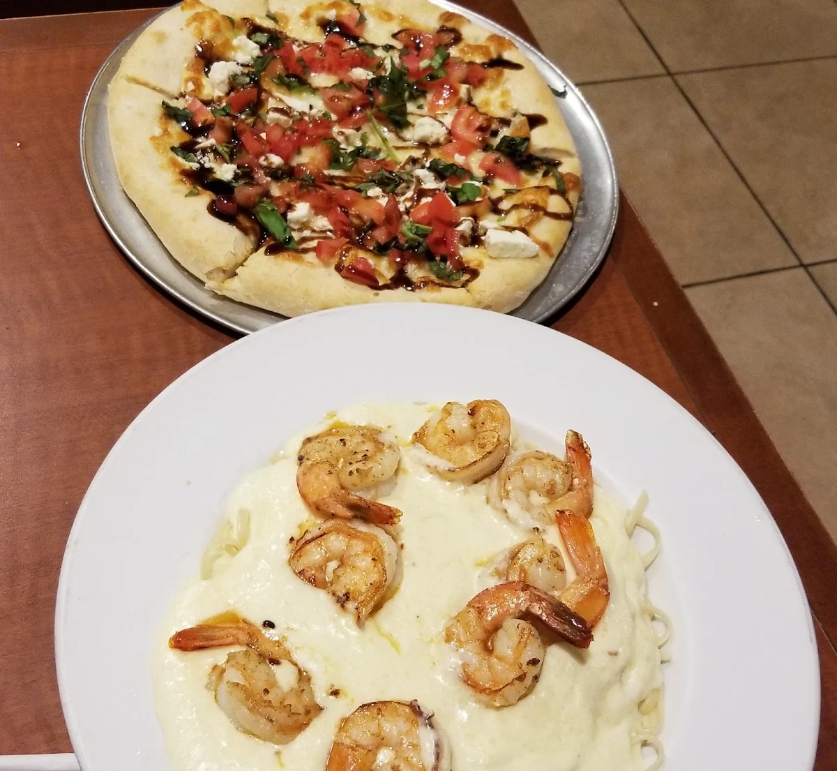 Shrimp Alfredo Pasta