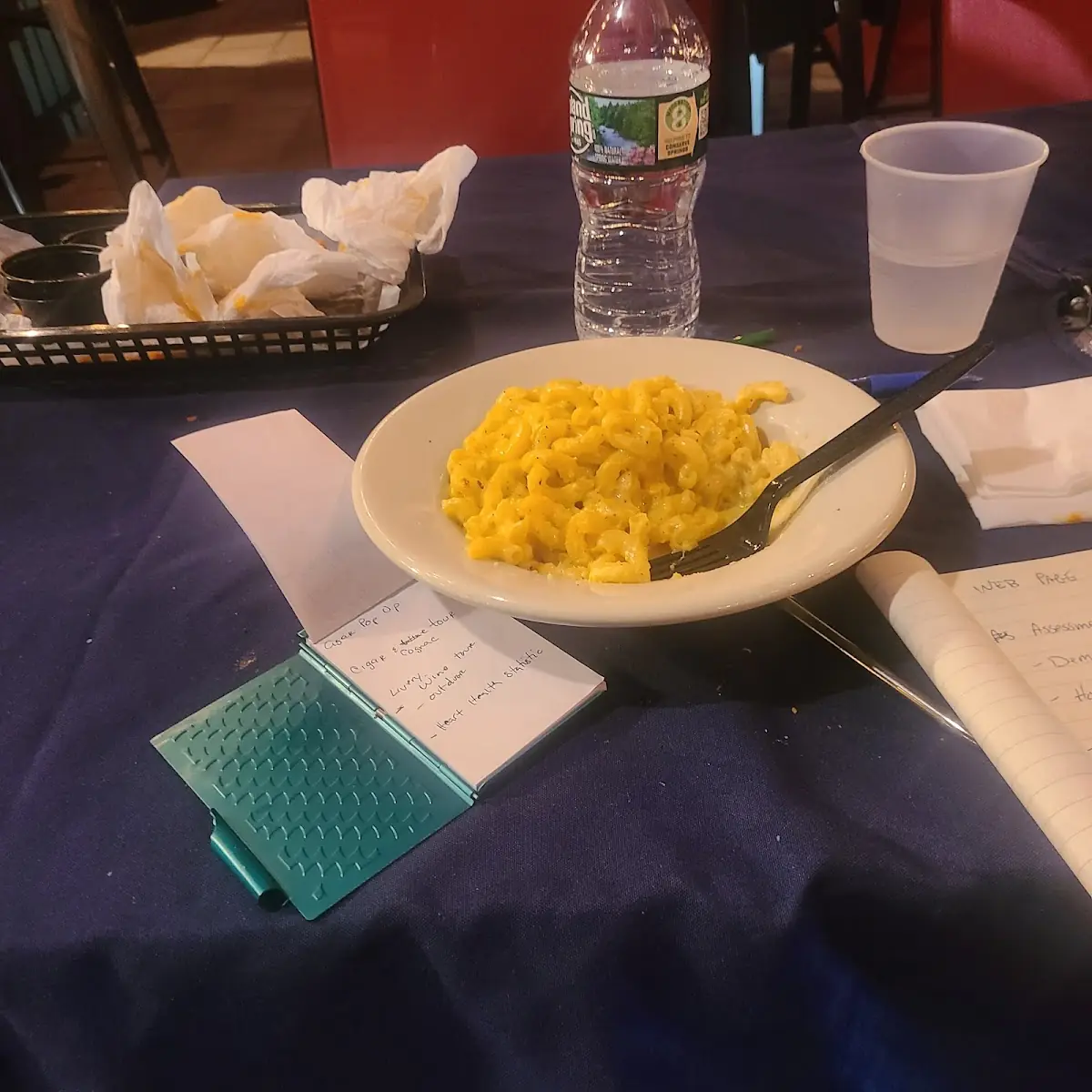 Mac and Cheese and Fried Fish