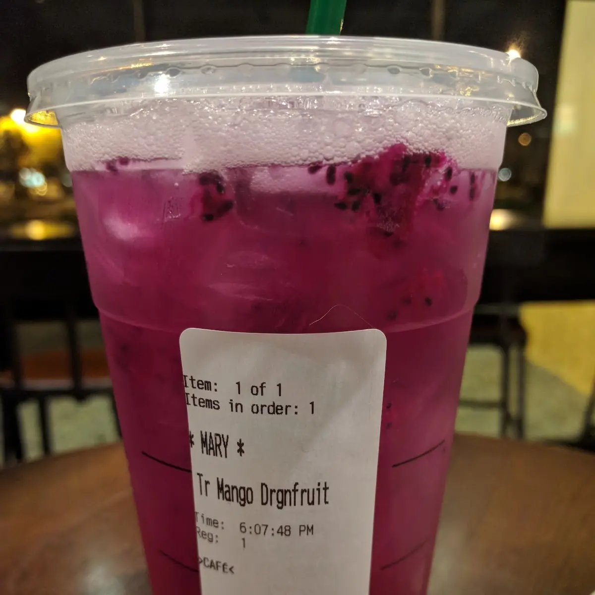 Mango Dragon Fruit Tea