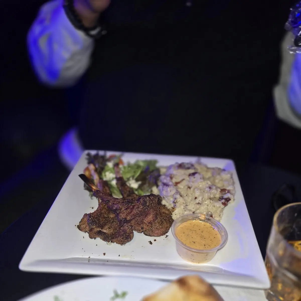 Lamb Chops Garlic Mashed Potatoes