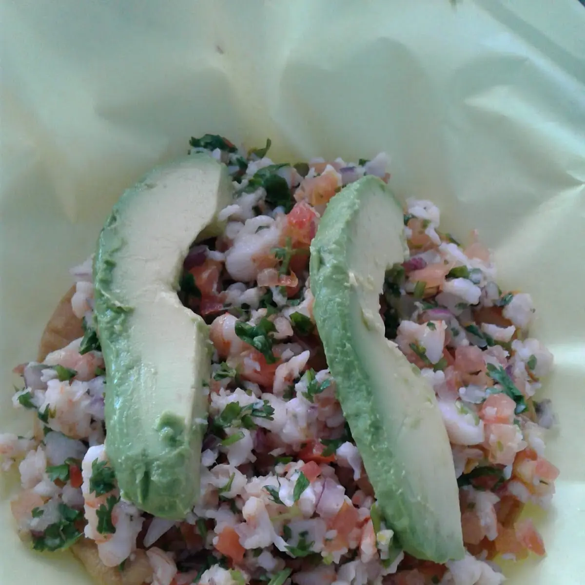 Ceviche Tostada