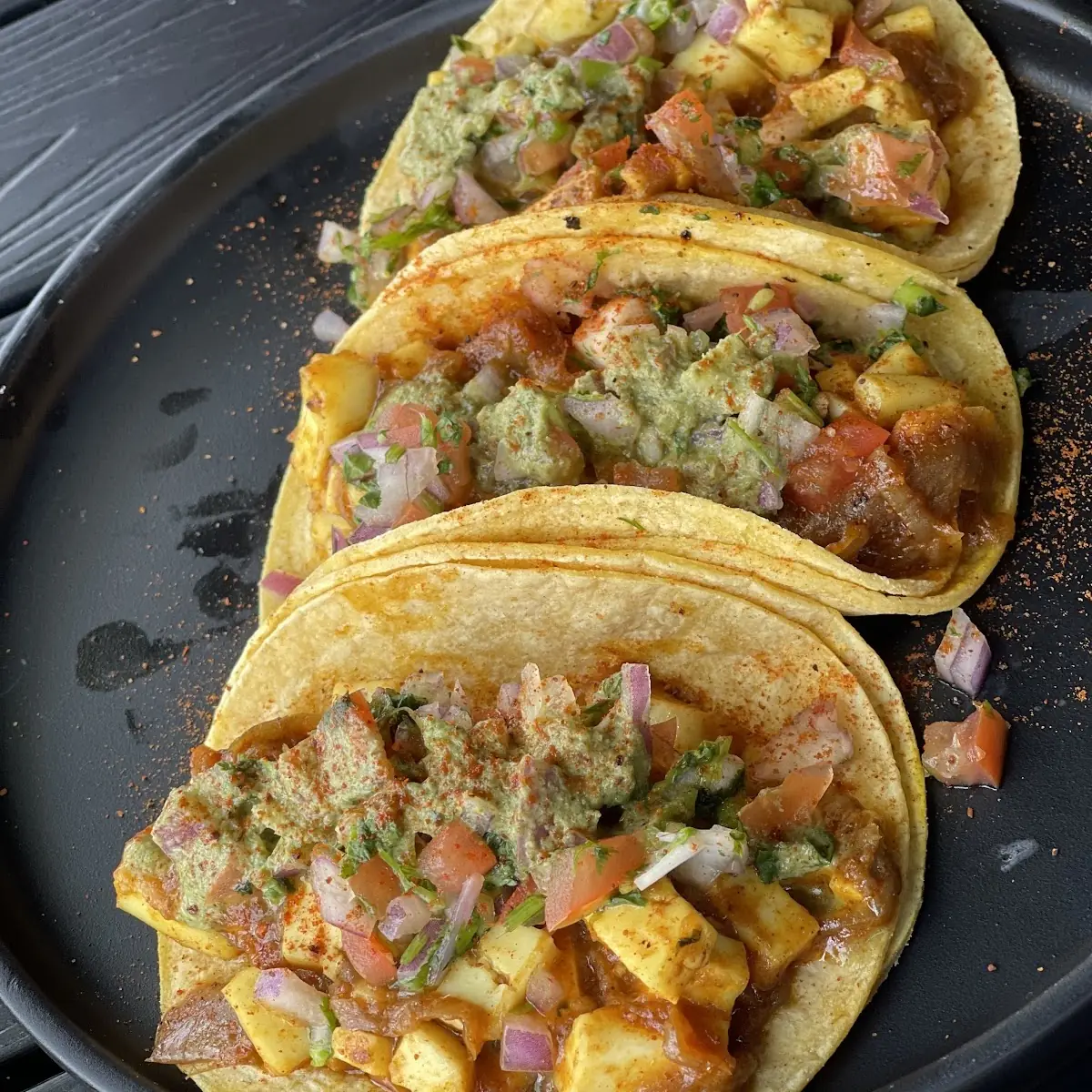 Paneer Tikka Tacos