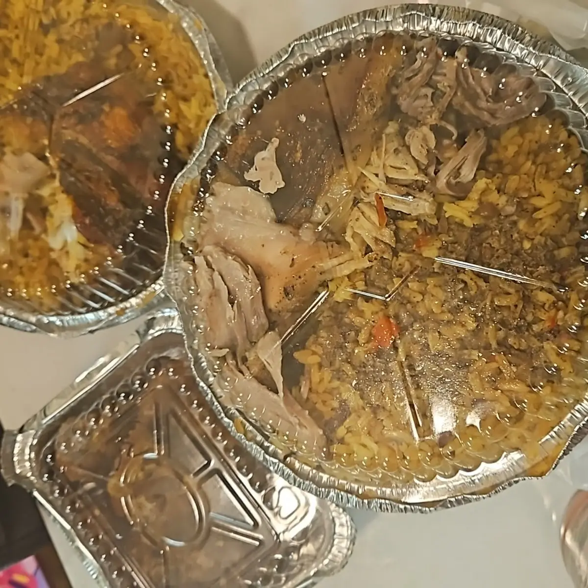 Yellow Rice and Pernil