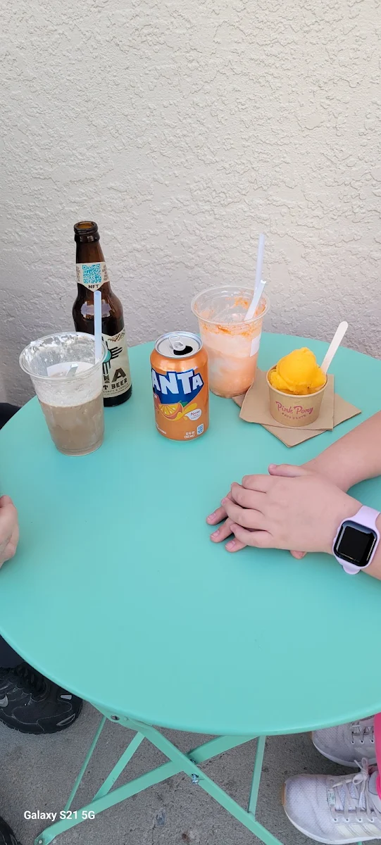 Mango Italian Ice Root Beer Float Orange Soda Float