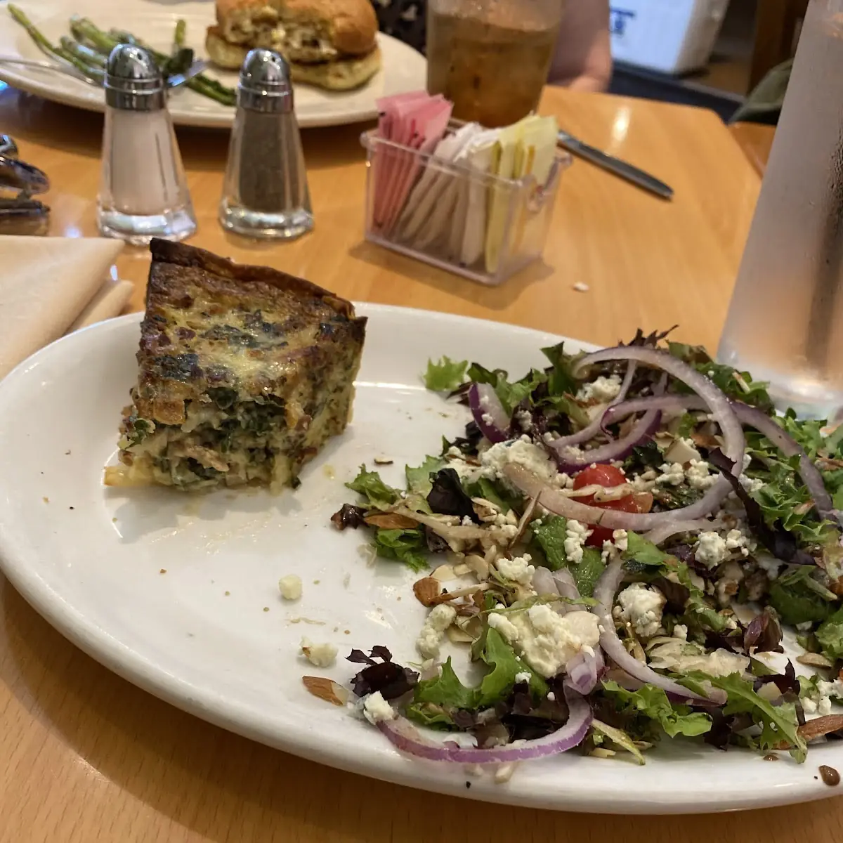 Quiche and Skylines Salad