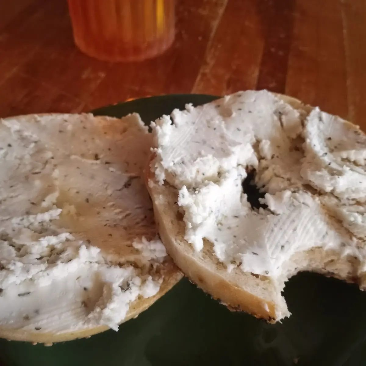 Vegan Cream Cheese Bagel