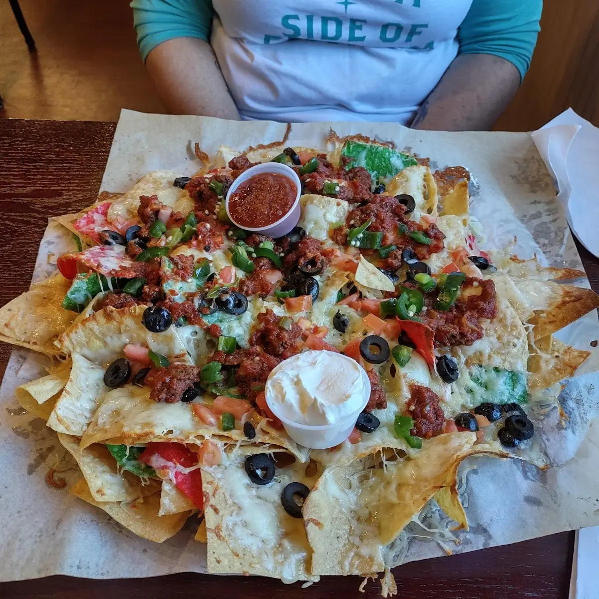 Barbecued Chicken Nachos