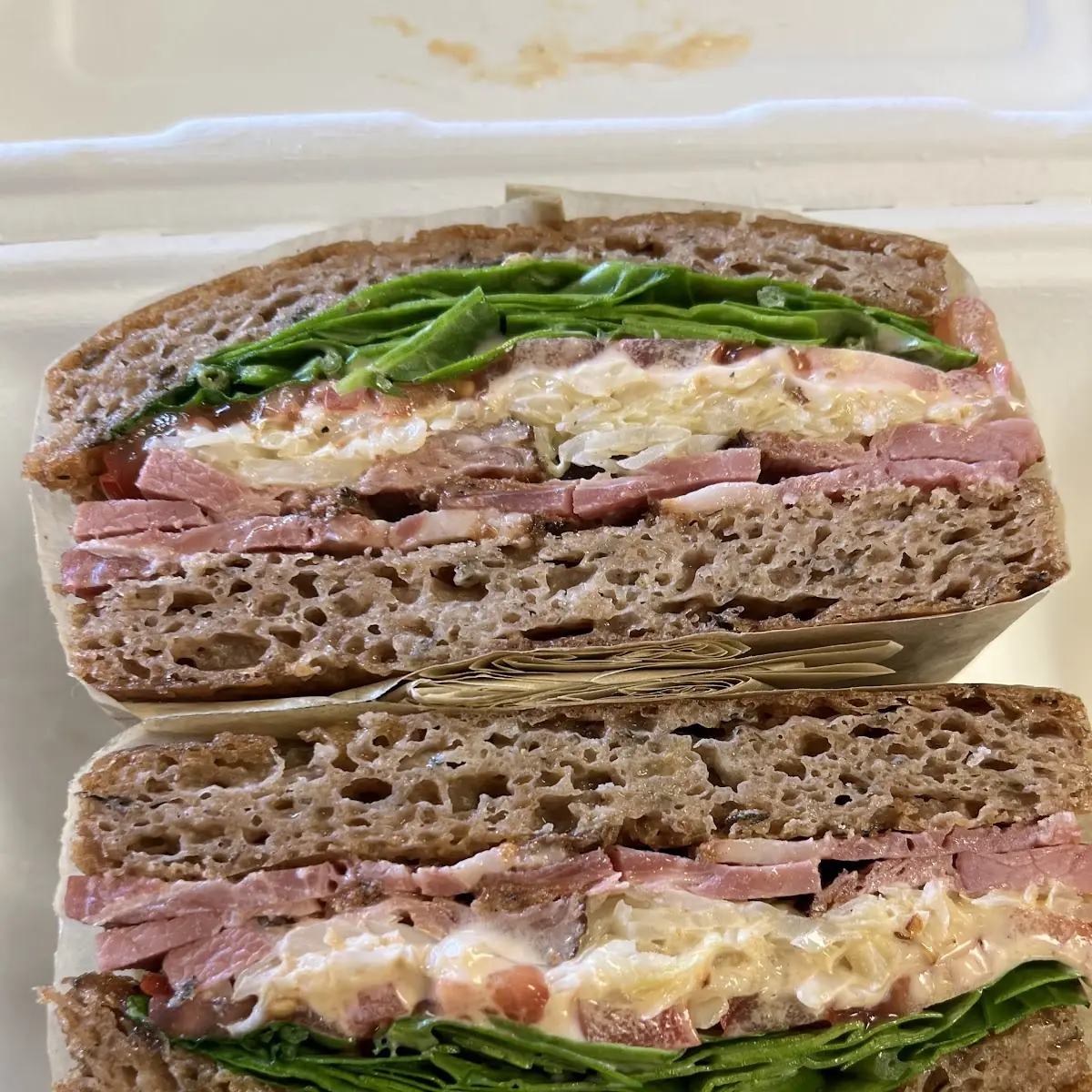 Twisted Reuben Sandwich Pastrami