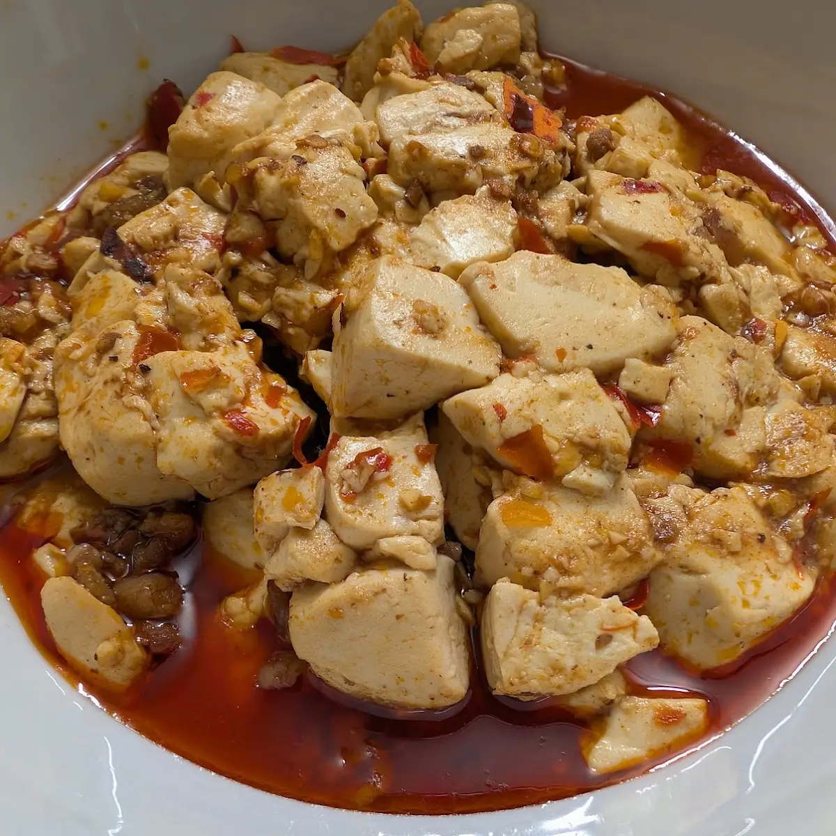Mapo Tofu with Ground Beef