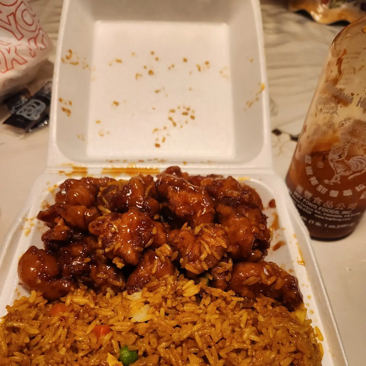 Orange Chicken Fried Rice