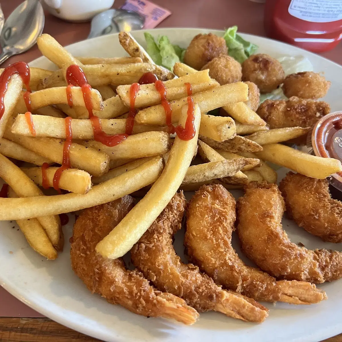 Fries and Clam Chowder