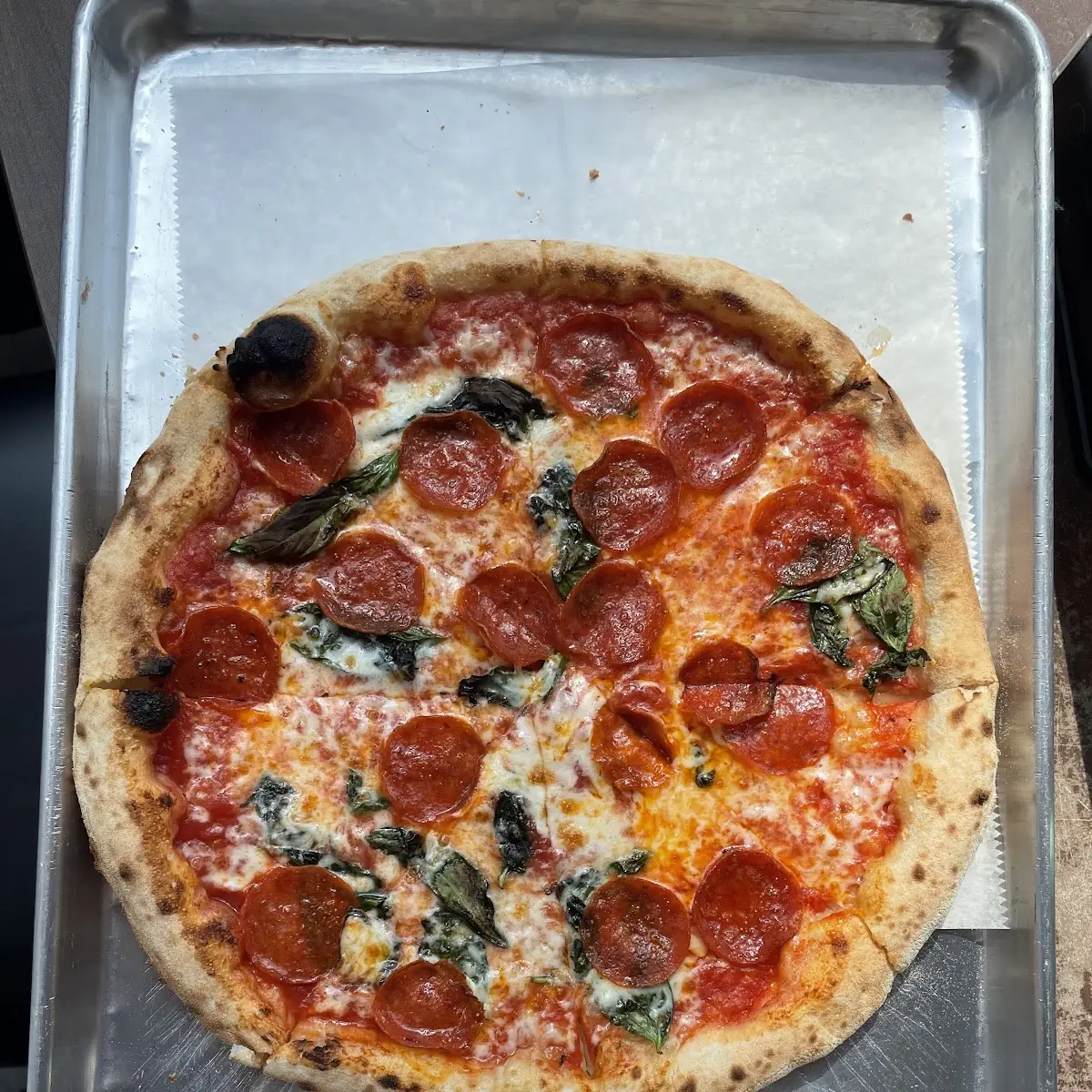 Margherita Pizza with Fresh Basil