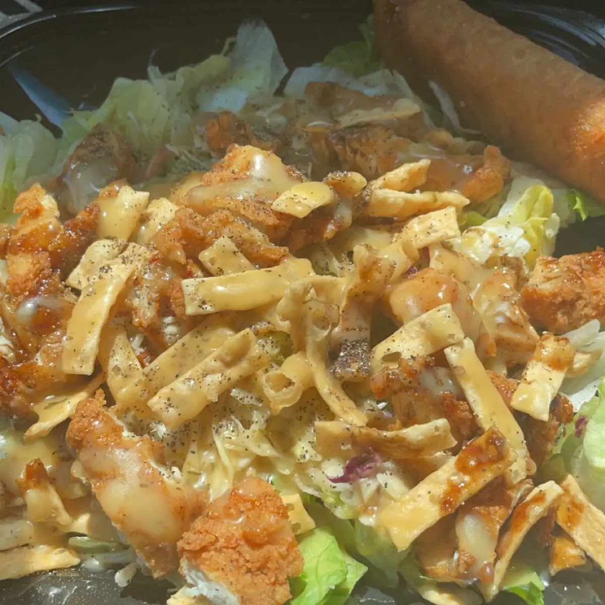 Asian Zensation Fried Chicken Salad