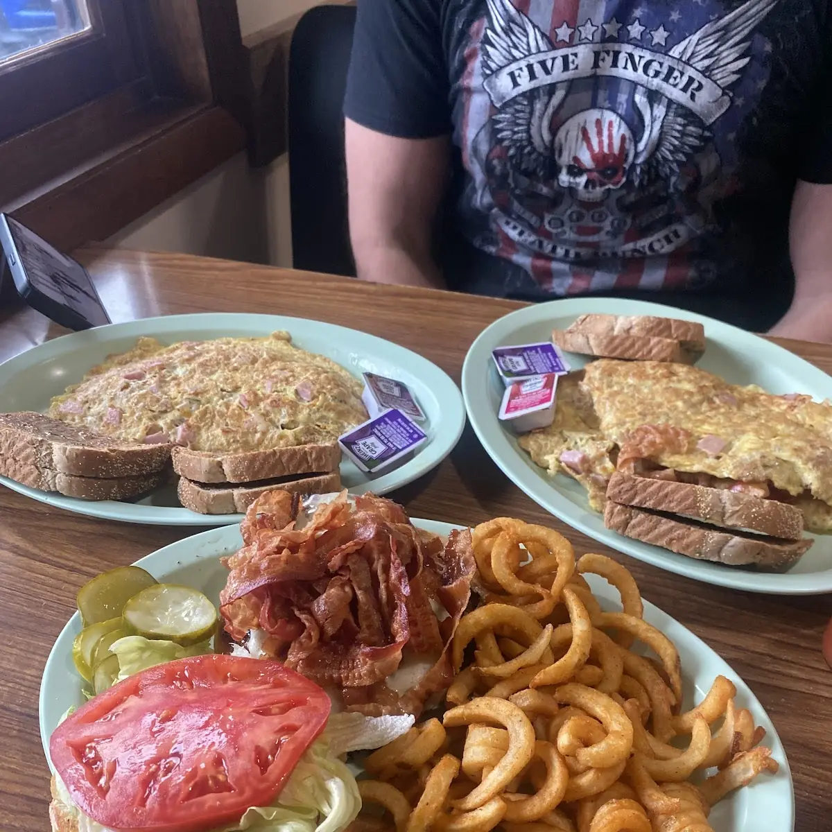 2 Meat Lovers Omelets