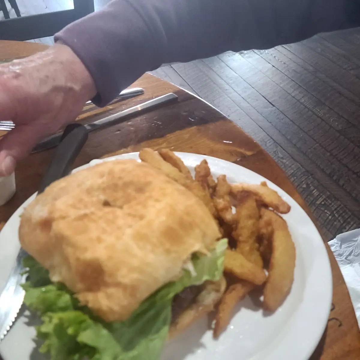 Mushroom Swiss Burger