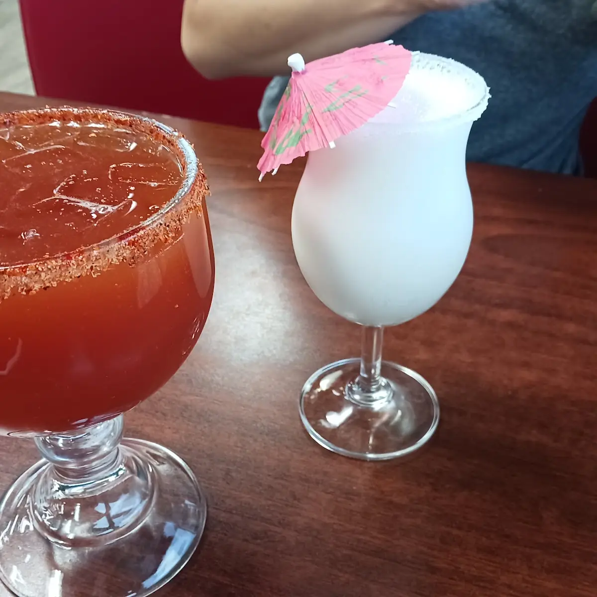 Michelada and Pina Colada