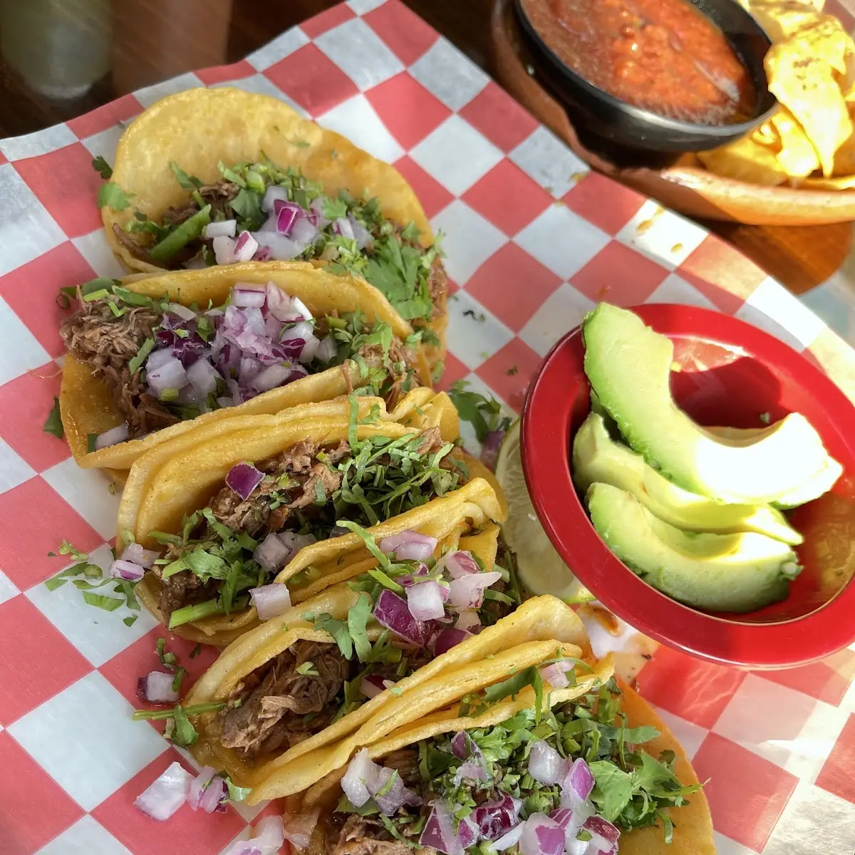 Various Street Tacos