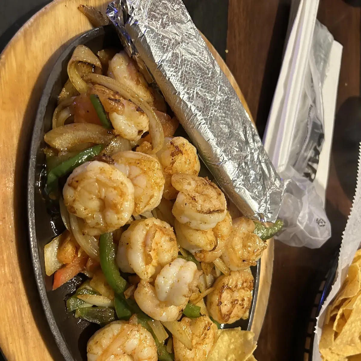 Shrimp Fajitas