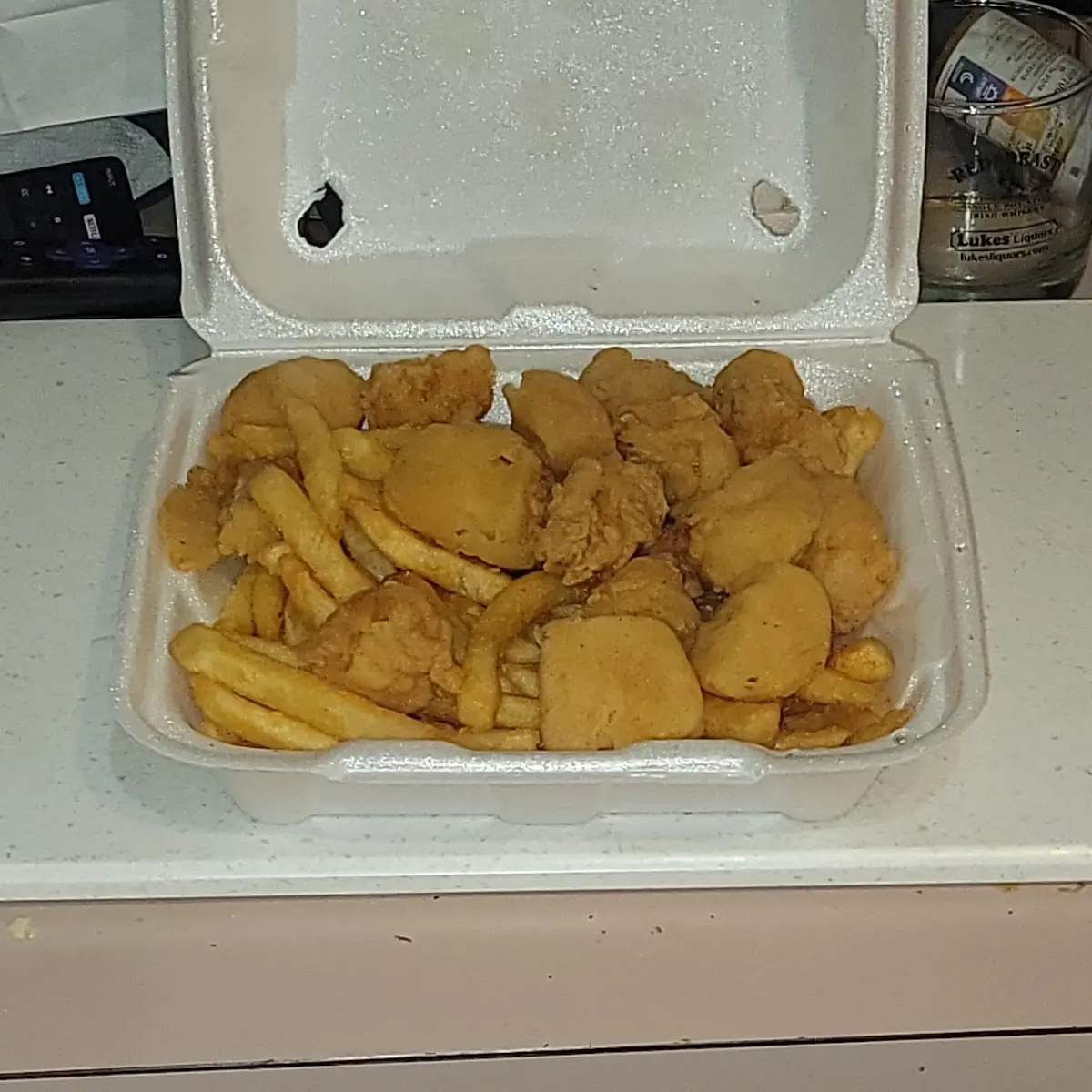 Fried Scallops and Fries