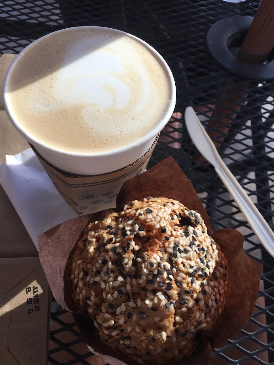 Tahini Chocolate Chip Muffin