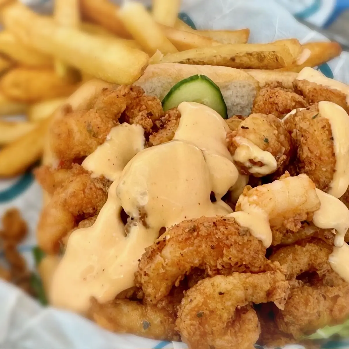 Fried Shrimp Hoagie