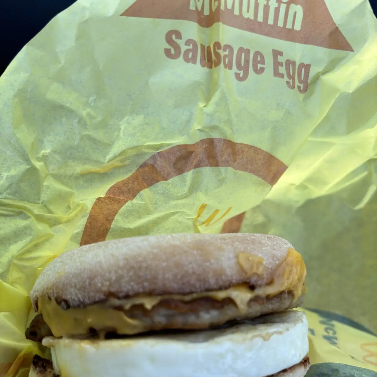 Sausage Egg Mcmuffin with Cheese