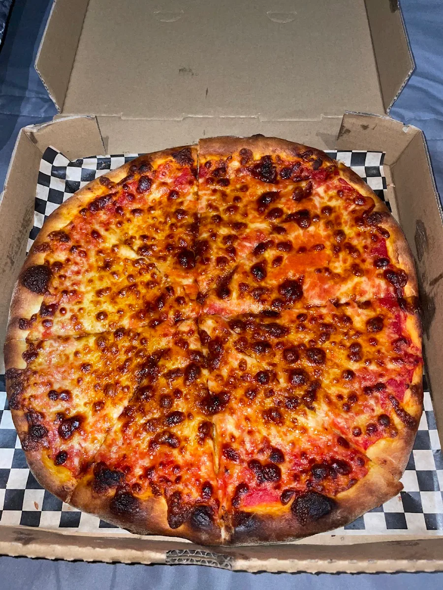 Well Done Cheese Pizza