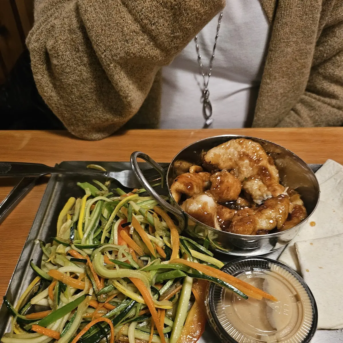 Kung Pao Chicken Wraps