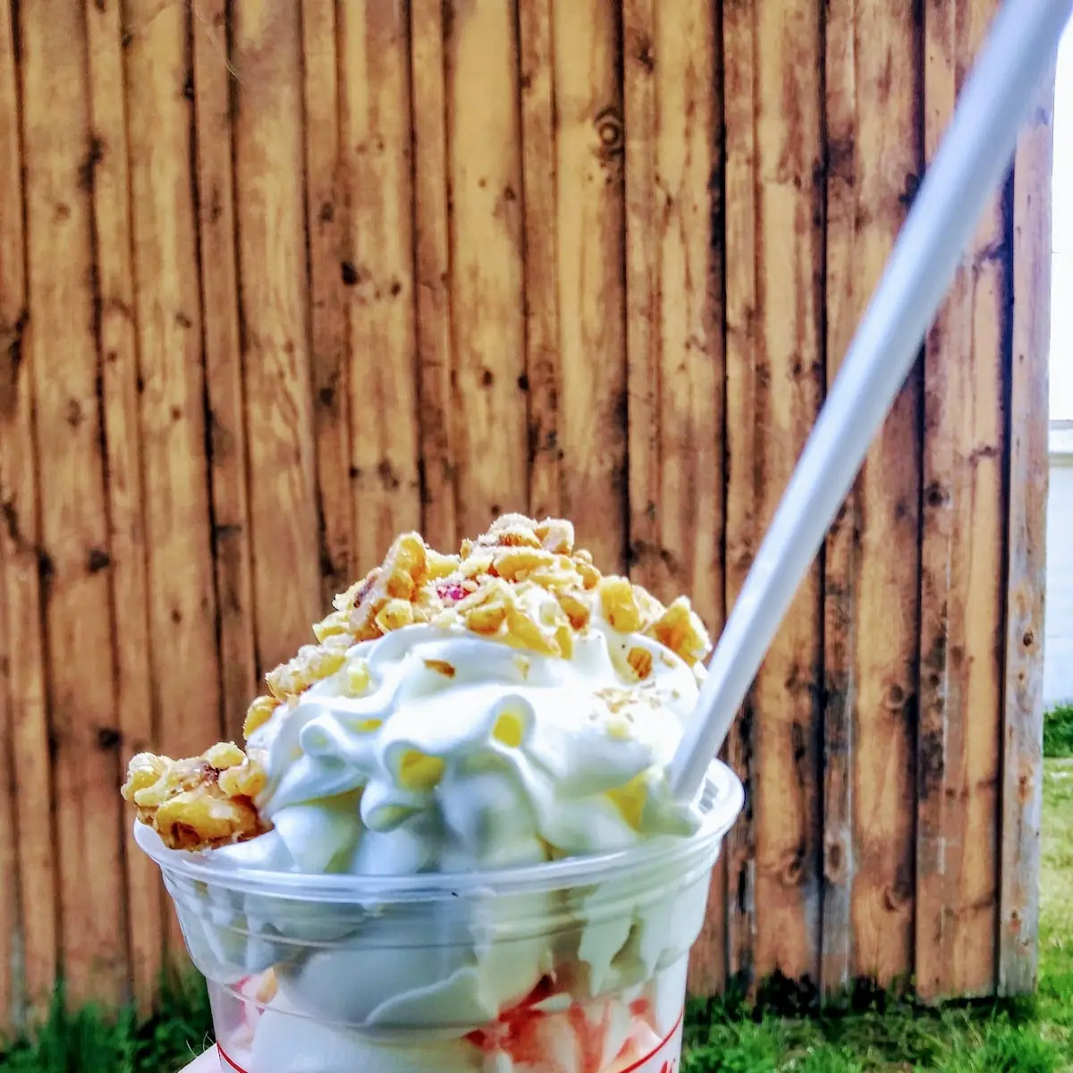 Strawberry Sundae with Whipped Cream