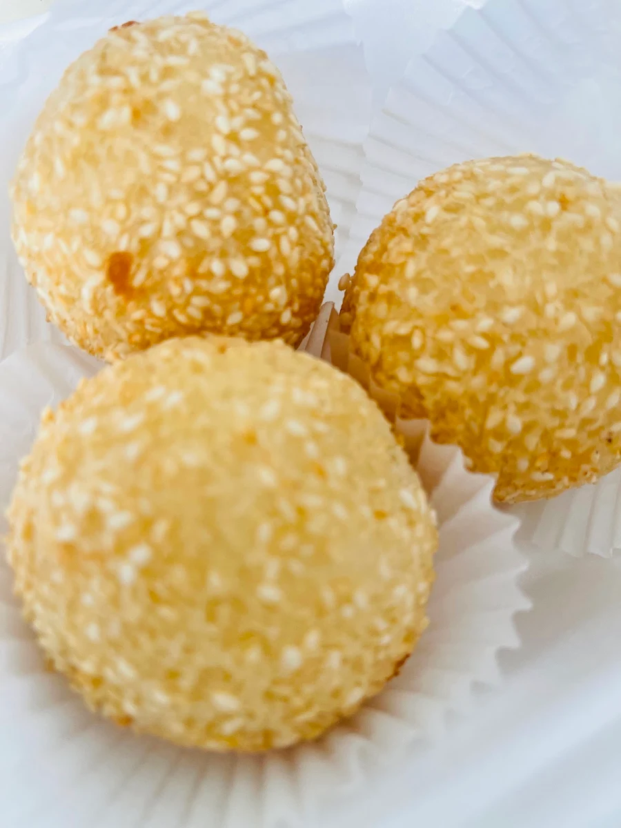 Sesame Ball Custard