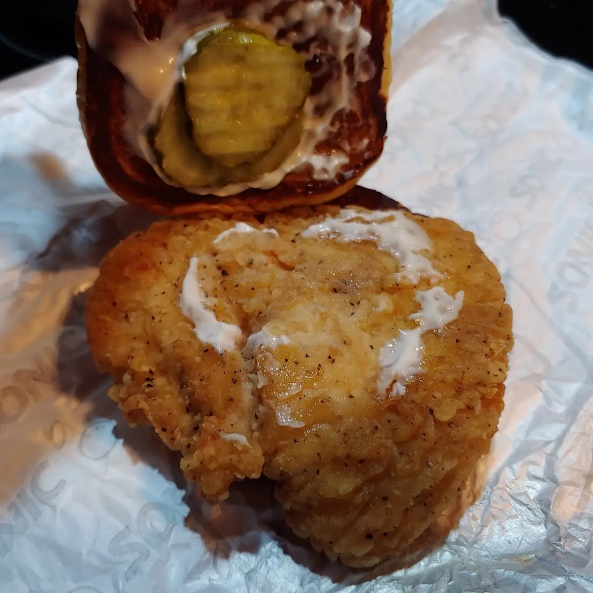 Open Faced Chicken Sandwich