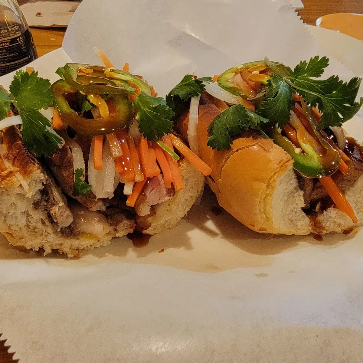 Asian BBQ Pork Sandwich