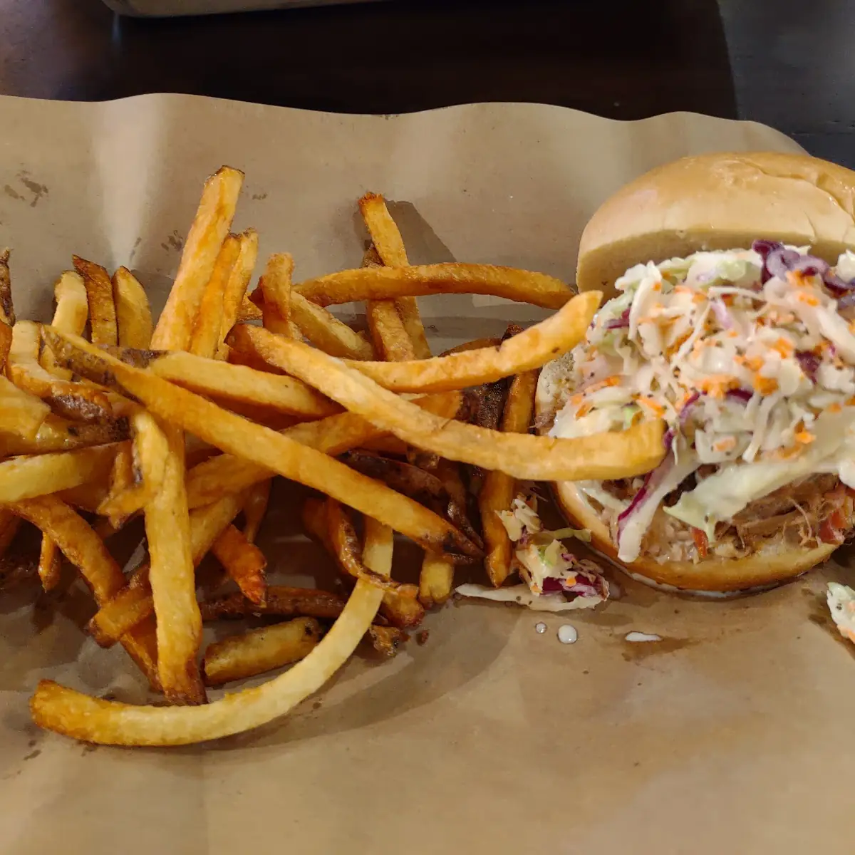 NC Pulled Pork w Fries