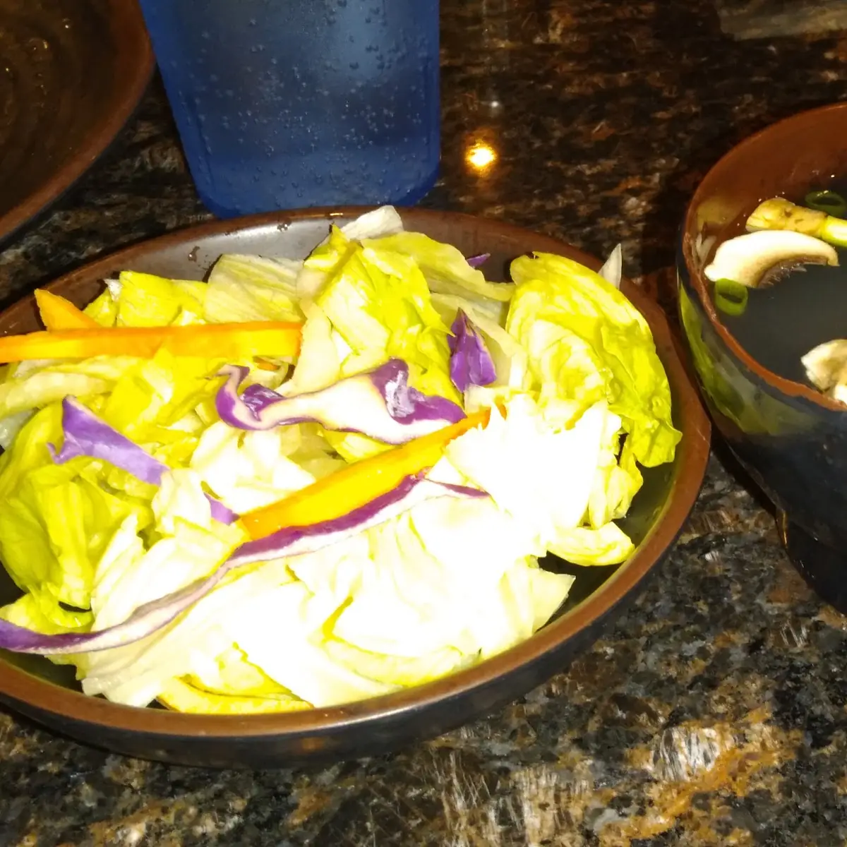 Miso Soup and Salad