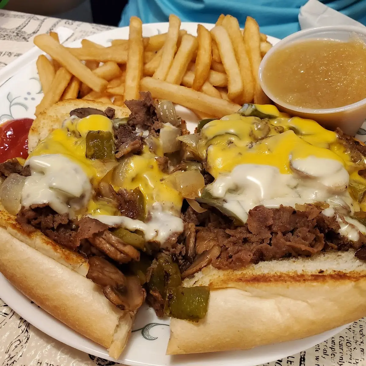 Sebastian's Best Cheese Steak Sandwich