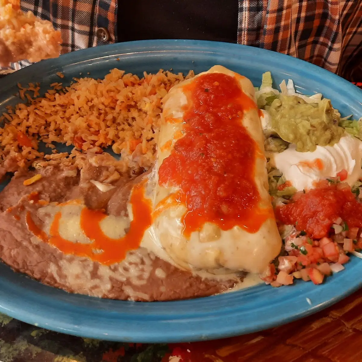 Giant Beef Burrito