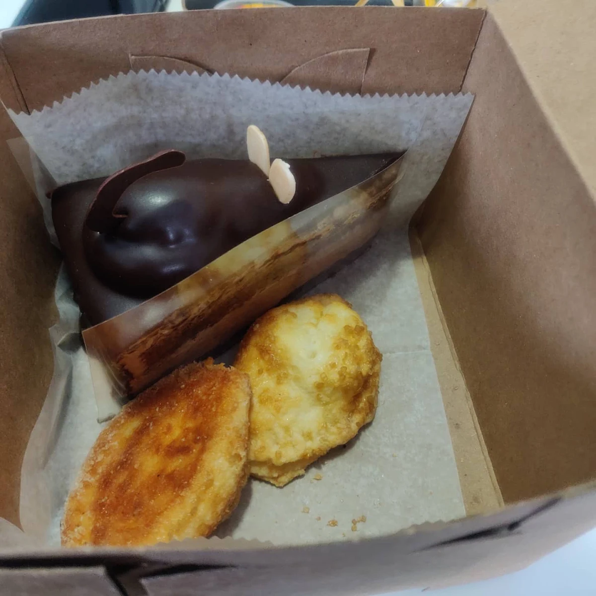 Chocolate Mousse Cake and Cheese Empanadas