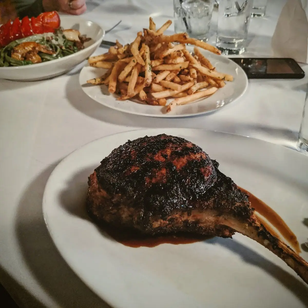 Dry Aged Tomahawk Pork Chop