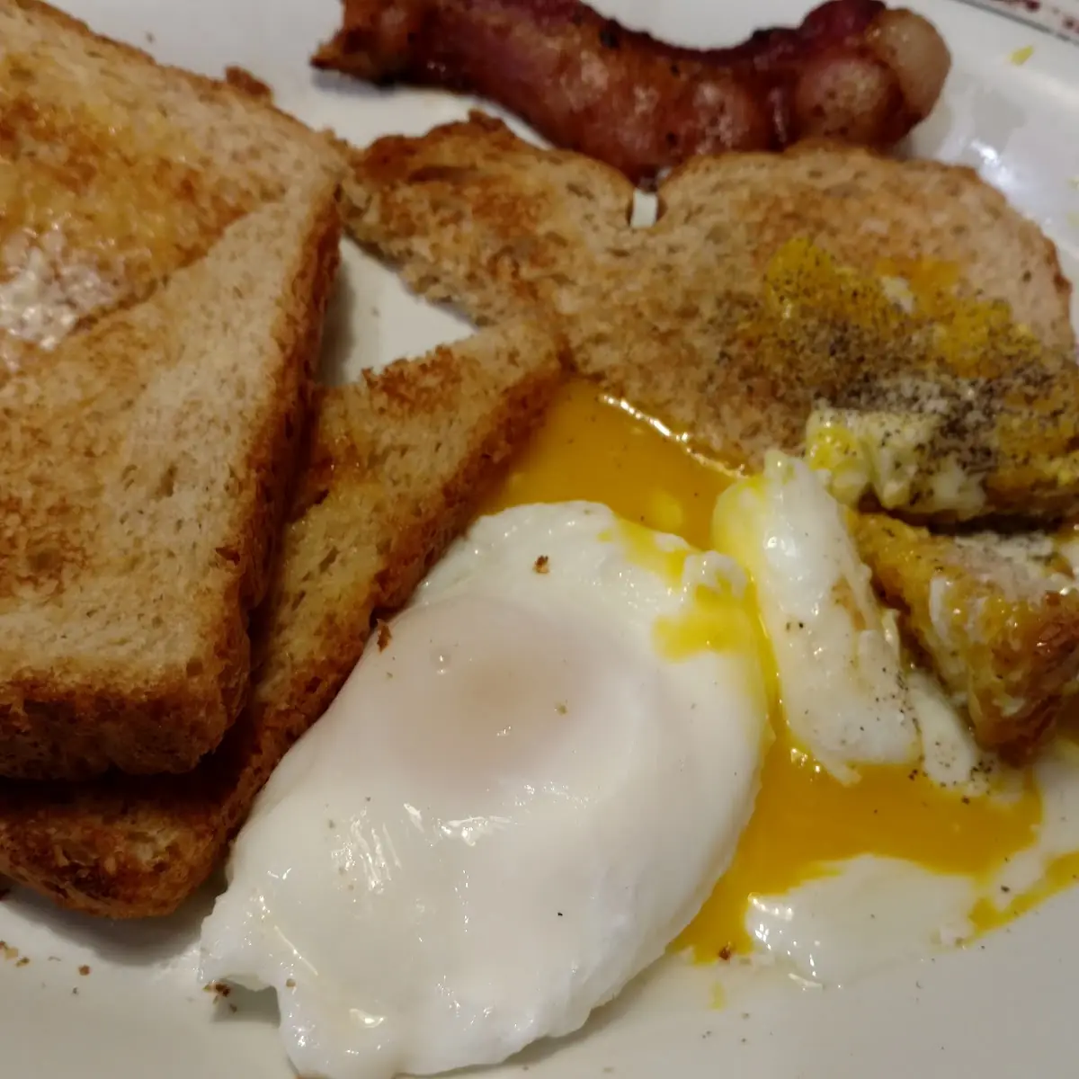 Eggs over Easy with Grilled Jalapenos